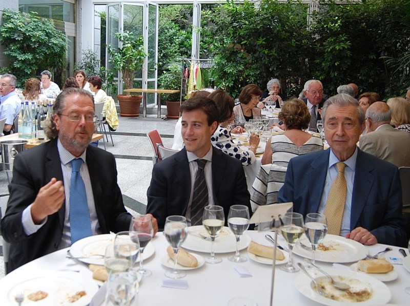 Mesa Presidencia, Juan Antonio Redondo, Ángel Marques y Ángel Quesada